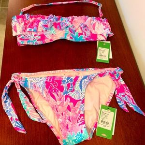 NWT! Lilly Pulitzer Bikini top 6 bottoms 4